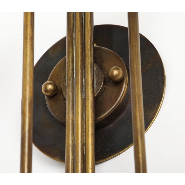 1940s Italian Brass Wall Light For Sale - Image 13 of 16