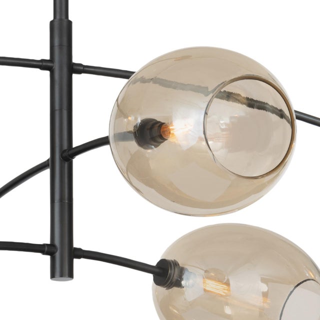 Regina Andrew Artemis Mobile Chandelier, Oil Rubbed Bronze with Champagne Glass For Sale - Image 4 of 8