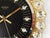 German Hollywood Regency Golden Wall Clock in Gilt with Crystals by Junghans, 1970s For Sale - Image 14 of 15