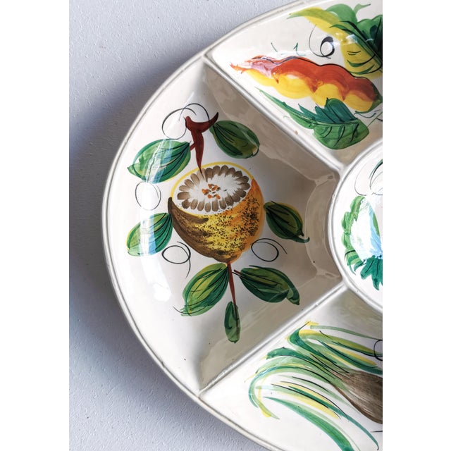 Mid-Century Modern Mid-Century Ceramic Snack Bowl, Italy, 1950s For Sale - Image 3 of 10