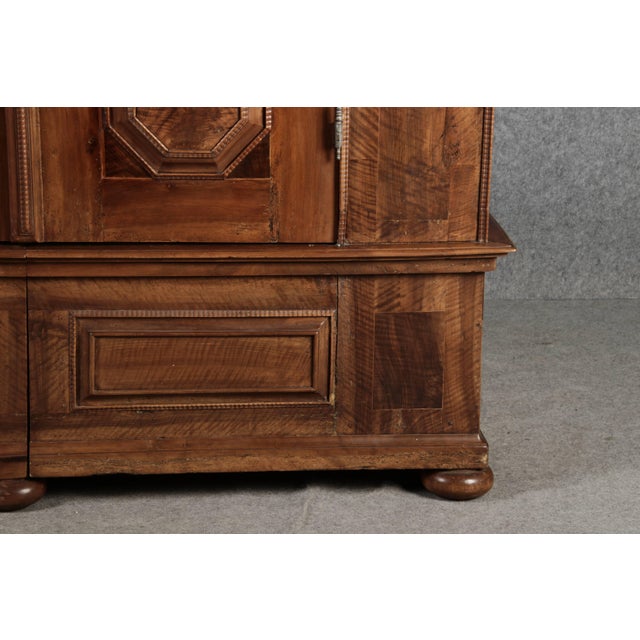 Antique Renaissance Cabinet in Walnut, 1680s For Sale - Image 13 of 18