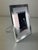 Italian metal photo frame, 1970 External dimensions: 21.5 x 26.5 cm. Photo compartment: 9 x 13 cm. Good condition.