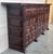 Catalan Spanish Baroque Carved Walnut Tuscan Three Drawers Credenza or Buffet For Sale - Image 9 of 12
