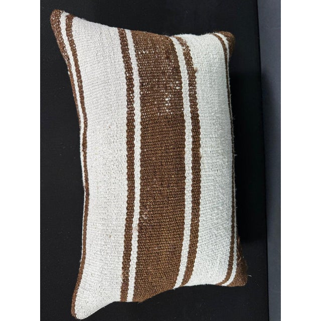 Turkish Hemp Pillow Cushion Natural Beige Brown Pillow Cushion Cover 16" x 24" #30123 Enhance your home decor with our...