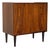 Vintage Danish Rosewood Cabinet With Sliding Doors – MCM Storage Credenza For Sale