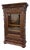 Antique French Renaissance Revival Bookcase Cabinet Side Doors Oak C. 1880s For Sale