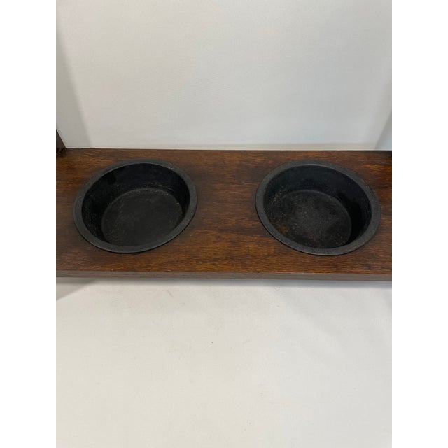 1920s Antique Mission Style Oak Umbrella Stick Stand For Sale - Image 11 of 17