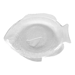 Clear Glass Fish Platter
