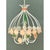 Mid 20th Century Vintage Tole Daisy Chandelier For Sale - Image 5 of 12