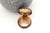 Circular Pearl Pill Box with Cabochon in the Center, in Good conditions. Designed 1920 to 1949