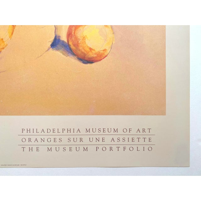 Paul Cezanne Vintage 1989 Lithograph Print Postimpressionist Museum Poster " Orages Sur Une Assiette " 1900 For Sale - Image 9 of 11