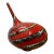 Vintage 1980’s Large Ceramic Bulbous Red Portuguese Vase For Sale