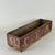 Primitive Folk Art Hand Constructed & Painted Wooden Trough/Box With Initials on It For Sale - Image 4 of 11