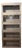 Vintage 5-Section Industrial Steel Bookcase For Sale