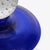 Blue Pairpoint Epns Cobalt Art Glass Tazza With Controlled Bubble Knop For Sale - Image 8 of 13