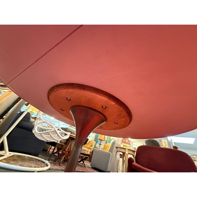 Restoration Hardware Aero Italian Carrara Marble Pedestal Dining Table For Sale - Image 11 of 12