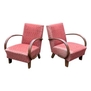 Armchairs from Thonet, 1940s, Set of 2 For Sale