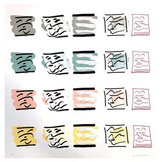 Jessica Stockholder, Aspect Syllabary: Landscape, 2015, Lithograph For Sale