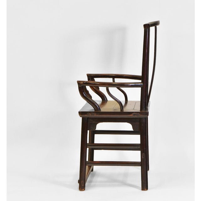 Late 19th Century Chinese Open Armchair For Sale - Image 3 of 16