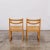 Wood 1960s Maison Regain Brutalist Elm + Rush Dining Chairs - Set of 6 Available, Sold as Pairs For Sale - Image 7 of 8