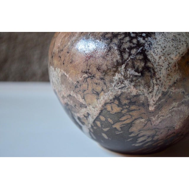 Brutalist Vintage Brutalist Vase from Ruscha For Sale - Image 3 of 12