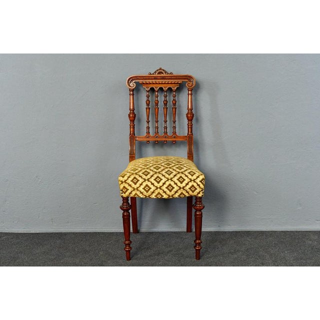 Wilhelminian Walnut Chairs, Set of 4 For Sale - Image 3 of 16