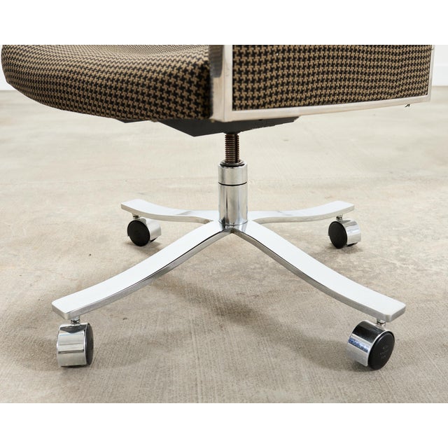 Bert England Office Swivel Steel Desk Armchair for Stow Davis For Sale - Image 15 of 18