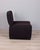 Vintage Armchairs in Black Fabric, Italy, 1980s, Set of 5 For Sale - Image 4 of 9