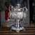 Antique 19th century english william iv solid silver samovar / hot water kettle. This samovar is heavily worked and highly...