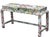 Wood Schumacher “Citrus Garden” Wrapped Ming Style Console Table For Sale - Image 7 of 18