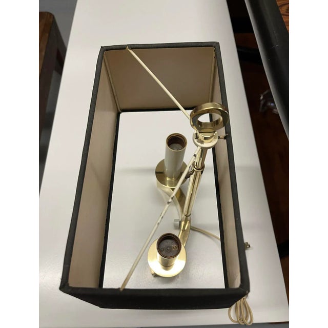 Metal Vintage 1960s Solid Brass Table Lamps - a Pair For Sale - Image 7 of 9