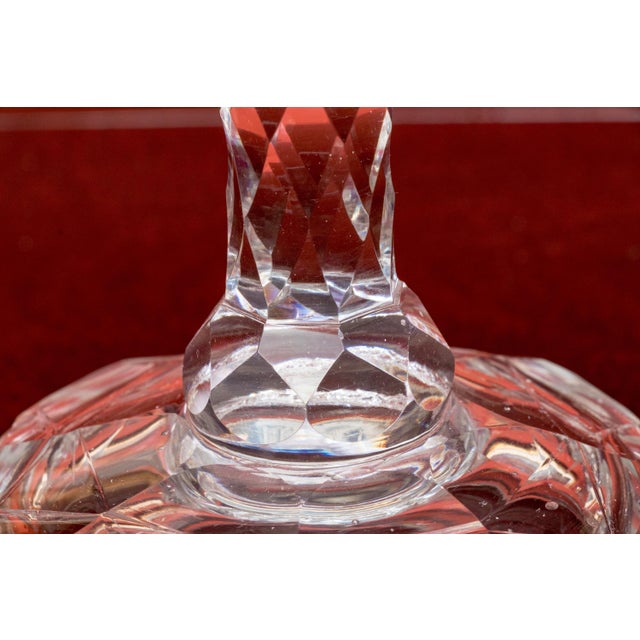 19th Century Antique 19th Century Georgian Anglo Irish Blown Glass Cut Crystal Candlesticks - a Pair For Sale - Image 5 of 12