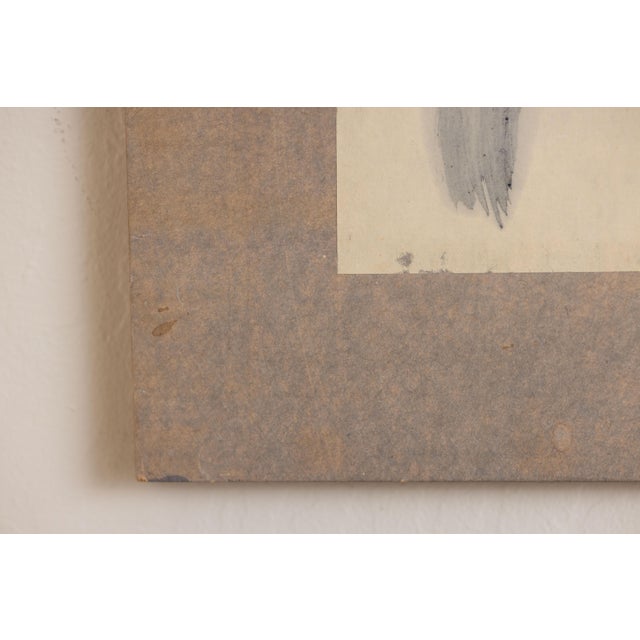 Taiyu Moritoki Mid-Century Japanese Abstract Bokushō Ink Painting For Sale - Image 4 of 6