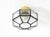 Model 2756 Octagon Ceiling Lamp in Glass from Limburg, 1970s For Sale - Image 4 of 18