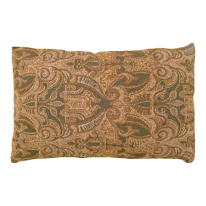 Decorative Antique Jacquard Tapestry Pillow with Geometric Abstracts Allover