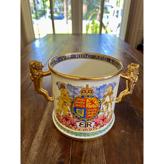 For the true collector of the Duke and Duchess of Windsor memorabilia, a rare, stunning porcelain perpetual souvenir...
