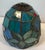 Pretty vintage petite stained glass lamp shade