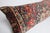 Textile Authentic Antique Tribal Lumbar Pillow – Multicolor Textile Cushion -16'' X 46'' For Sale - Image 7 of 11