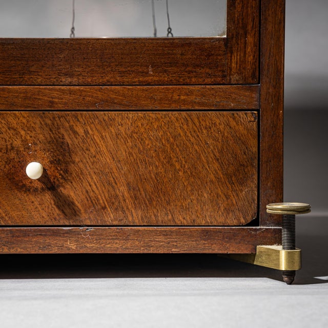 Brass Balance Scale in Wooden Case, 19th Century For Sale - Image 6 of 9