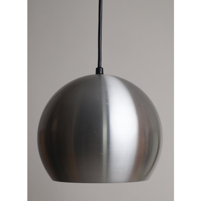 Metal Space Age Aluminum Ball Lamp, 1960s For Sale - Image 7 of 11