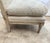 French Antique Chauffeuse Chair With Down Cushion For Sale - Image 3 of 6