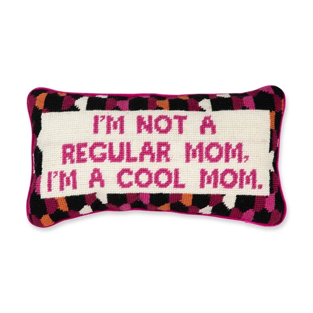 Cool Mom Needlepoint Pillows For Sale In Chicago - Image 6 of 6
