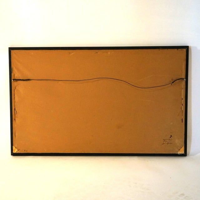 Antique Japanese Woodblock Triptych (3 Panel) Print by Toyohara, Framed, C1920 For Sale - Image 4 of 12