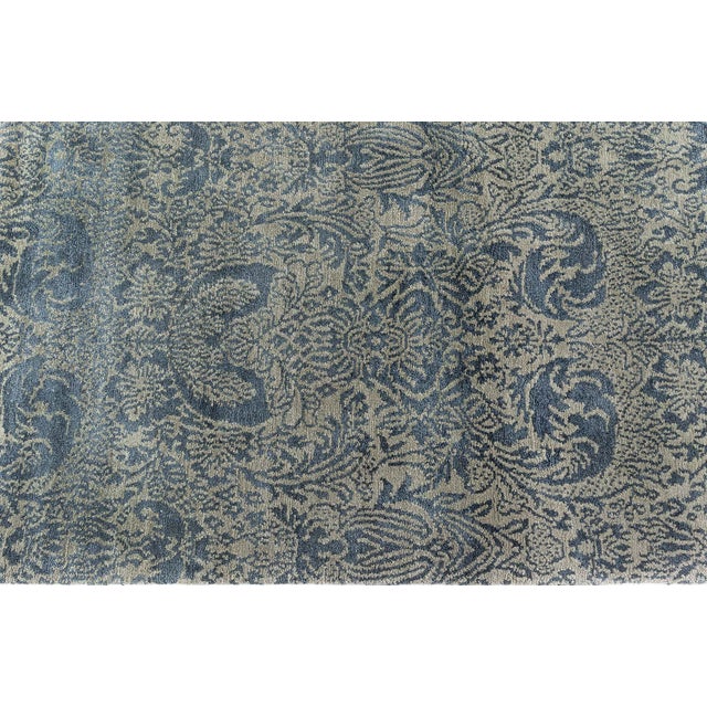 Textile Contemporary S10 Tibetan Floral Design Rug by Doris Leslie Blau For Sale - Image 7 of 8