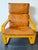 Ikea Vintage Poäng Chair in Cognac Leather by Noboru Nakamura for Ikea, 2000s For Sale - Image 4 of 13