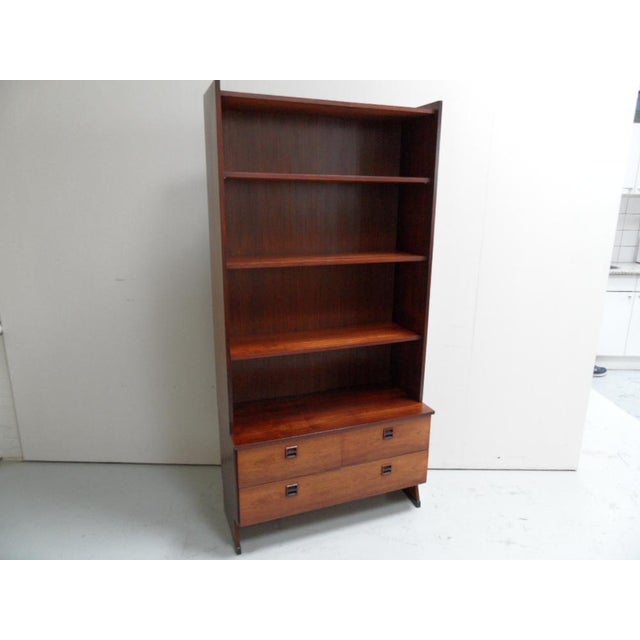 Mid-Century Modern Open Bookcase, 1950s For Sale - Image 11 of 13