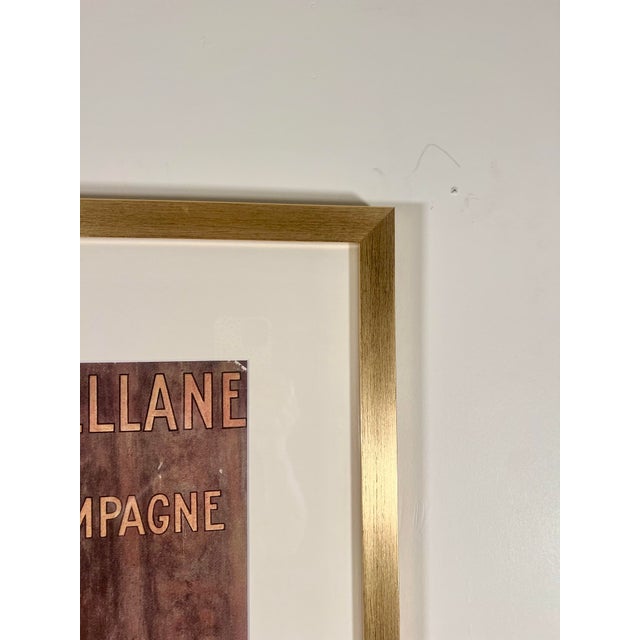 1970s Vintage French Champagne De Castellane Advertisement Framed For Sale In Houston - Image 6 of 6