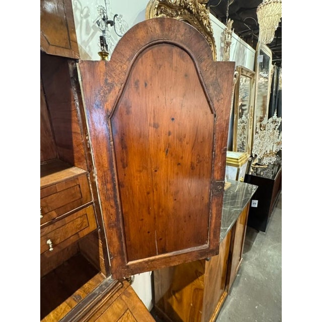 Italian Walnut Secretary For Sale - Image 9 of 10