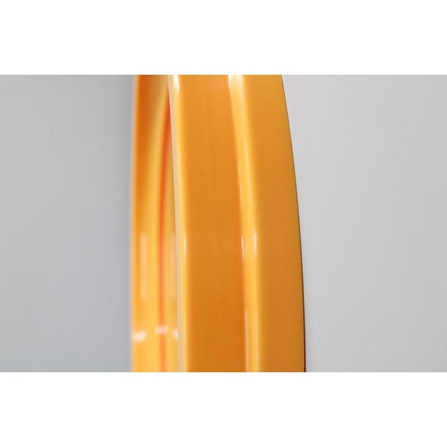 Vintage Italian Round Mirror by Salc, 1970s For Sale - Image 9 of 13