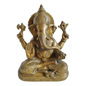 Vintage Brass Ganesha